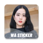 jisoo blackpink wasticker android application logo